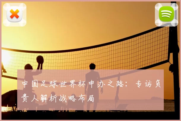 中国足球世界杯申办之路：专访负责人解析战略布局