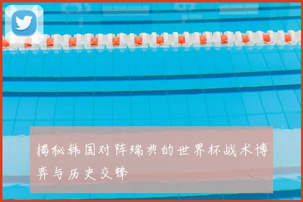 揭秘韩国对阵瑞典的世界杯战术博弈与历史交锋